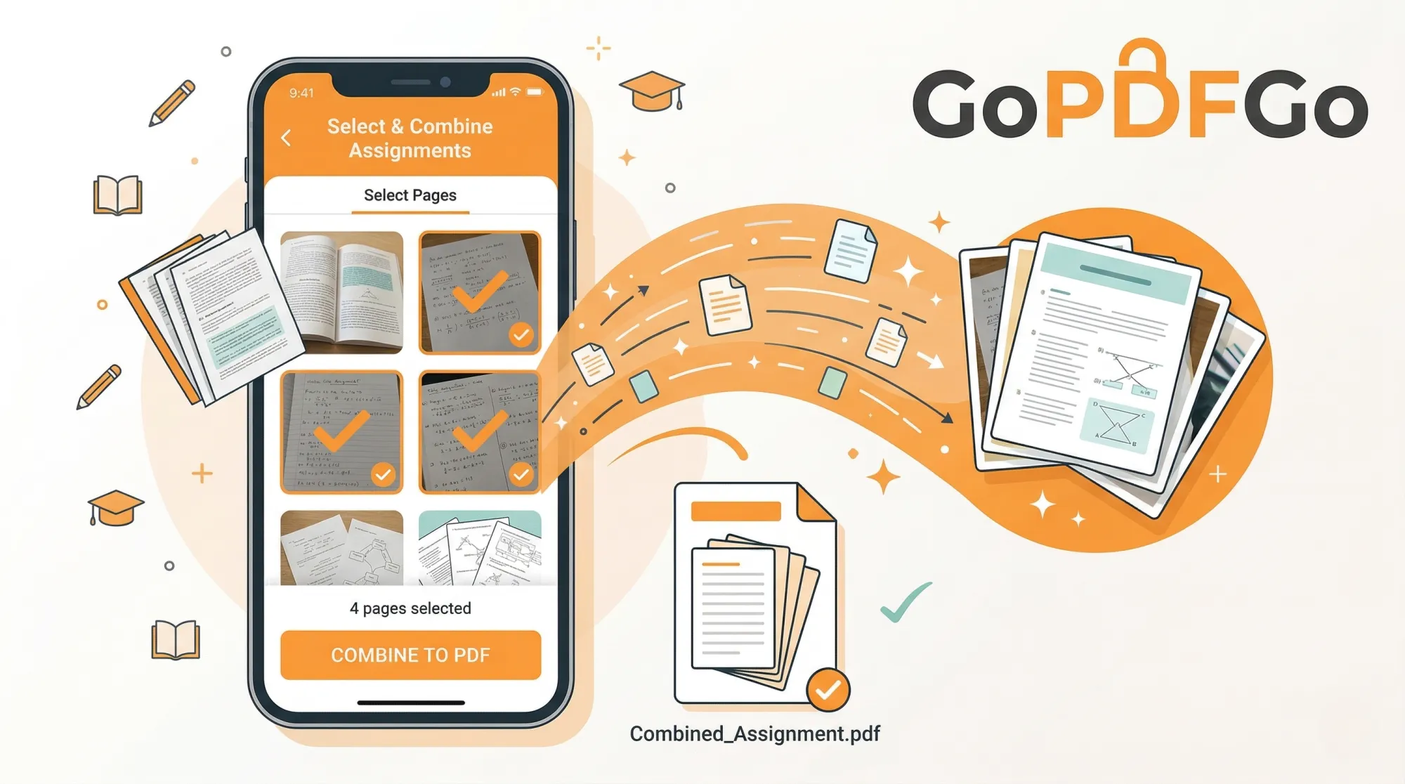 How to Combine 20+ Assignment Photos into One PDF on Mobile