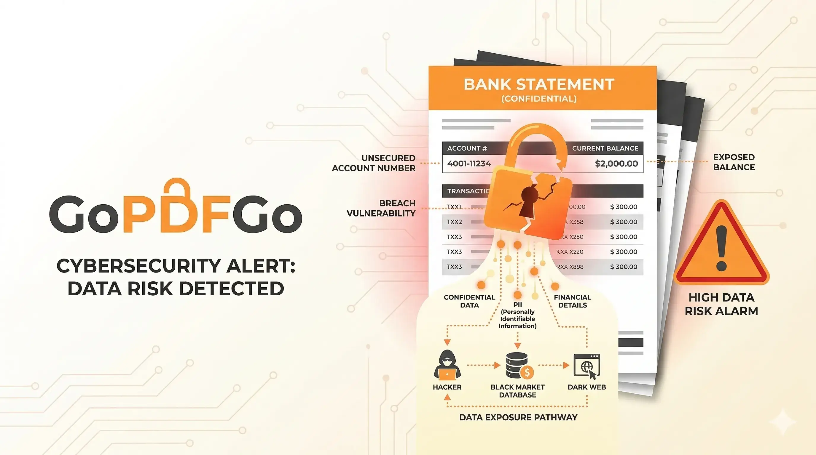 Why You Should NEVER Upload Bank Statements to Free PDF Websites