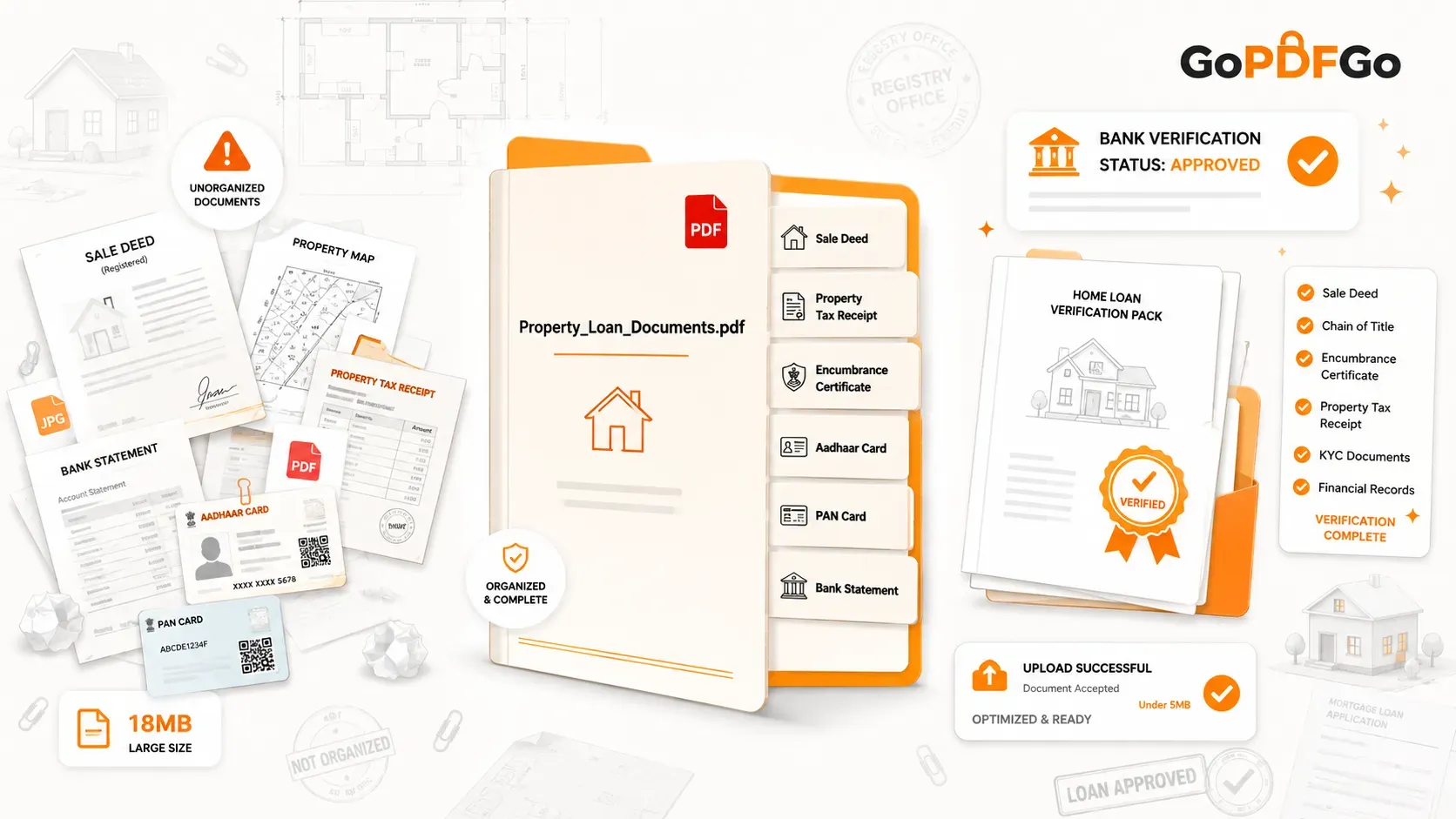 How to Prepare Property Documents in One PDF for Home Loan Verification