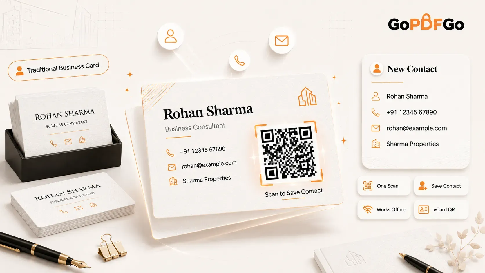 vCard QR Code Generator: Make a Digital Business Card That Saves Your Contact in One Scan